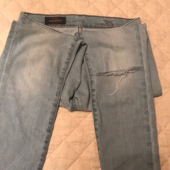 J Crew toothpick jeans - Picture 2 of 3